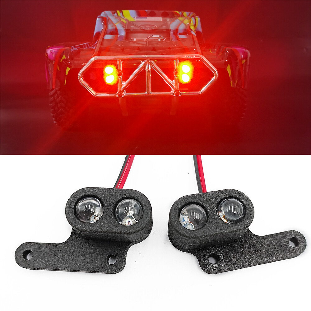 Front + Rear Lights LED Light Kit Upgrade for RC 1/10 Traxxas SLASH 2wd Crawler