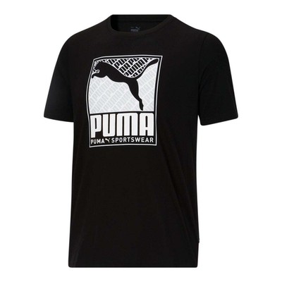 

Puma Crosswise Box Logo Crew Neck Short Sleeve TShirt Big Tall Mens Size  C, Черный, Puma Crosswise Box Logo Crew Neck Short Sleeve TShirt Big Tall