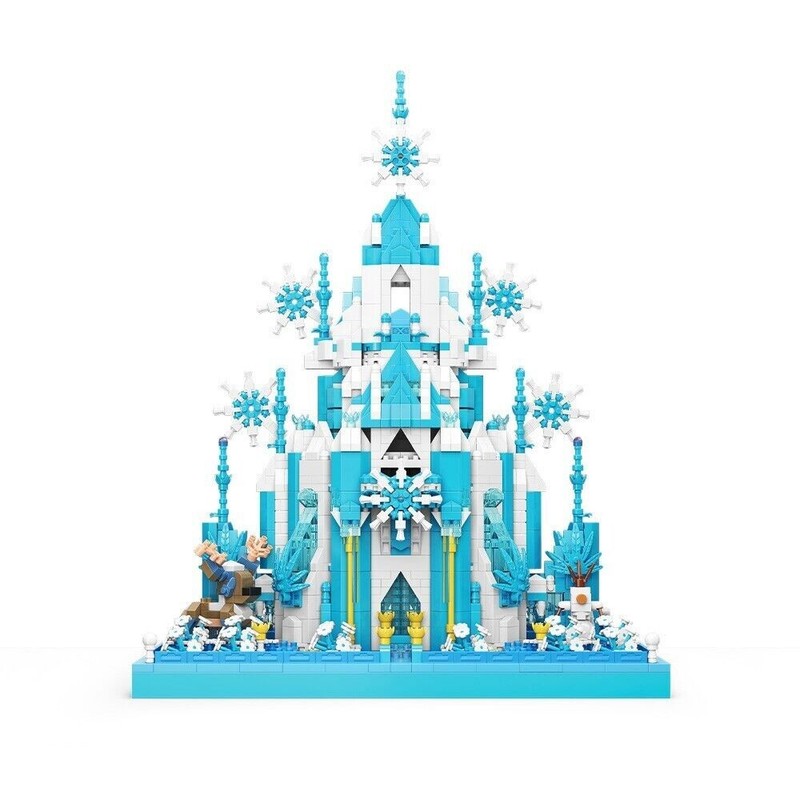 Moyu Block Princess Frozen Ice Castle Building Blocks Toys DIY