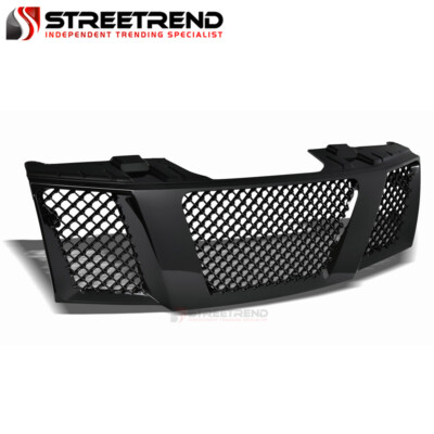For 2004-2007 Nissan Titan/Armada Black Mesh Front Bumper Grill Grille Guard ABS