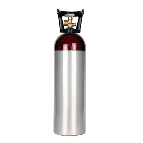 New 60 Cu Ft Aluminum Argon Cylinder with CGA580 Valve and Handle Welding 