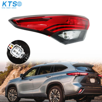 Driver Side Tail Lights Brake Lamp For 2020-2022 Toyota Highlander Clear LH LED