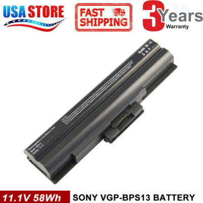 BPS13 Battery for Sony Vaio VGP-BPS13B/Q VGP-BPS21A VGN-FW139E/H VGN-AW11M/H