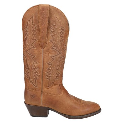 

Женские коричневые повседневные ботинки Ariat Heritage с эластичной икрой и круглым носком 10038337, Коричневый, Ariat Heritage Elastic Calf Round Toe Cowboy