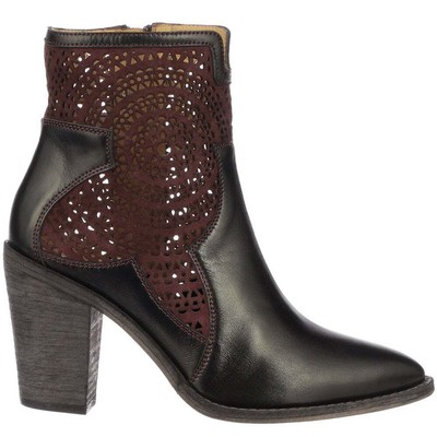 

Ботинки Lucchese Tara с острым носком Женские черные, бордовые повседневные ботинки BL7055, Black;burgundy, Lucchese Tara Pointed Toe Booties