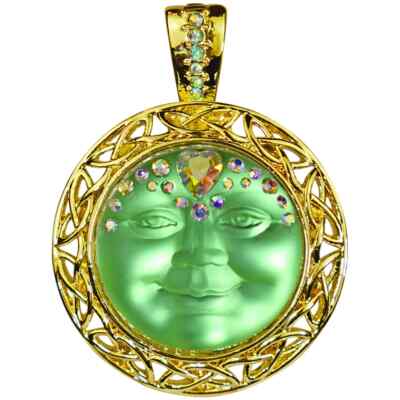 Kirks Folly Celtic Knot 25mm Sweetheart Seaview Moon Foldover Magnetic Pendant