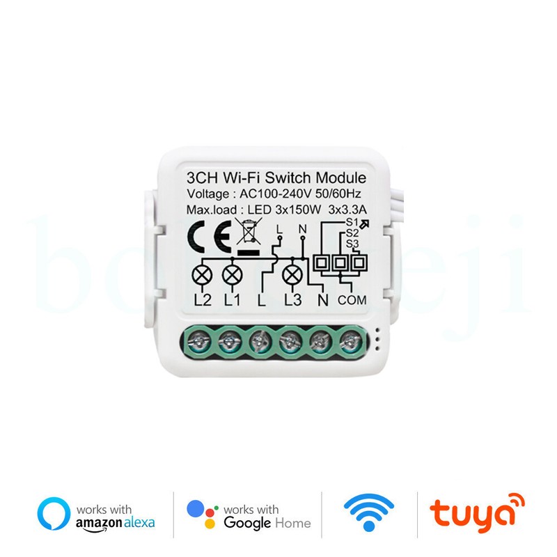 Mini Smart Wifi DIY Switch 1/2/3/4 gang 2 Way Control