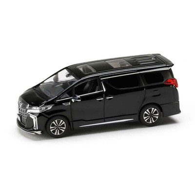 Hobby Japan 1/64 Toyota Alphard Customized Ver with Sun Roof Black Diecast Scale