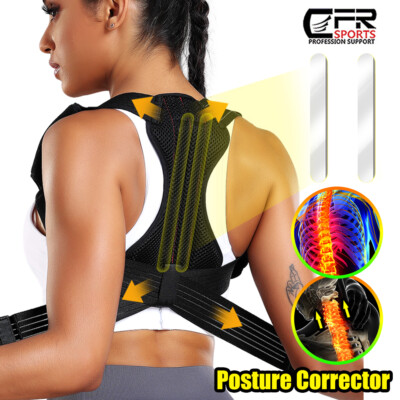CFR Posture Corrector Back Shoulder Support Straightener Brace Belt Men Women