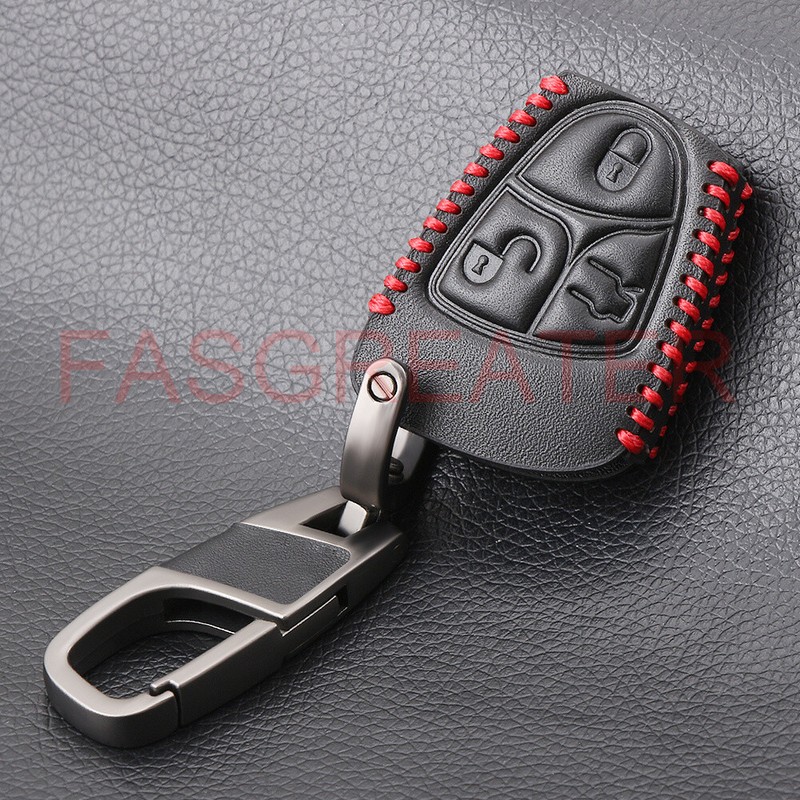 AutoschlÃ¼Ssel HÃ¼Lle Leder FÃ¼R Mercedes-Benz W203 C216 W905 Hand NÃ¤Hen