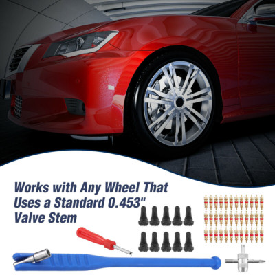 43X Tire Valve Stem installation Chrome Tool Puller Car Plug Core Remover Repair
