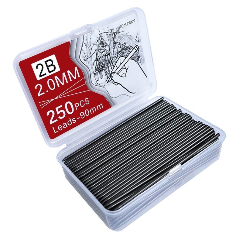 1000PCS/Box Black Mechanical Pencil Lead Mechanical Pencil Refill  Student