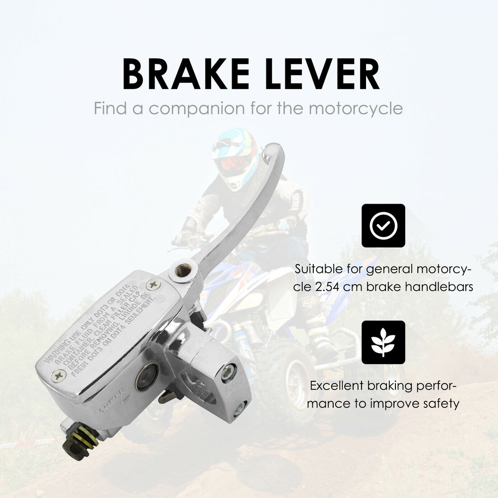 US Chrome Brake Master Cylinder Clutch Levers for Suzuki Intruder 800 1400 1500