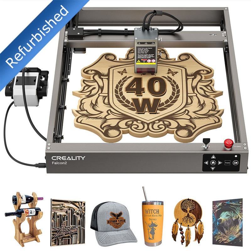 Creality Falcon2 40w Laser-Graviermaschine Bewegungsgenauigkeit Farbige Gravur