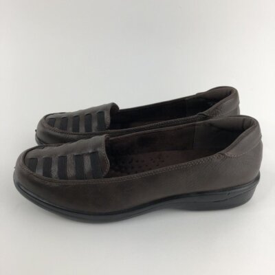 Easy Street Genesis Women's Loafers - 7 WW - Brown - NIB