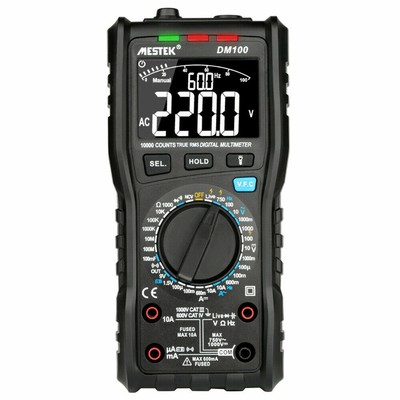 DM100 MESTEK Analog Digital Multimeter True RMS NCV Live Tester 1PC