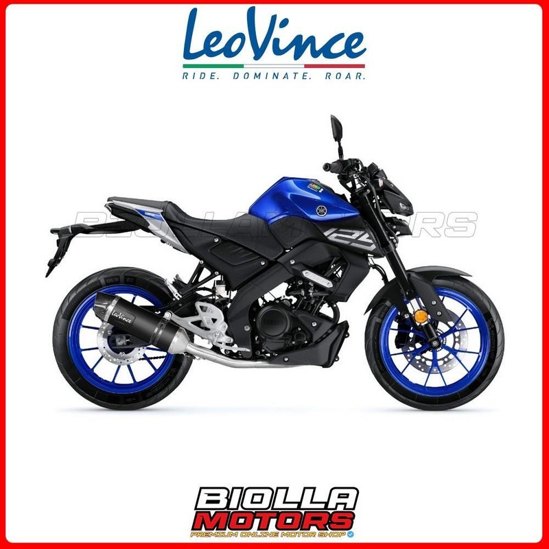 14340ebk Pot Ligne Complet Leovince Yamaha Mt-125 2020 - Lv One Evo Black Editio