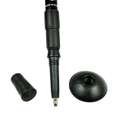 Anti-shock Walking Hiking Stick 3 Section Retractable Adjustable Trekking Stick