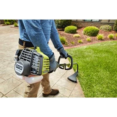 2-Cycle Attachment Capable Full Crank Curved Shaft Gas String Trimmer 25cc