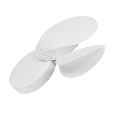 100 Sheets Qualitative Filter Discs Paper Science Synthetic Funnel Round