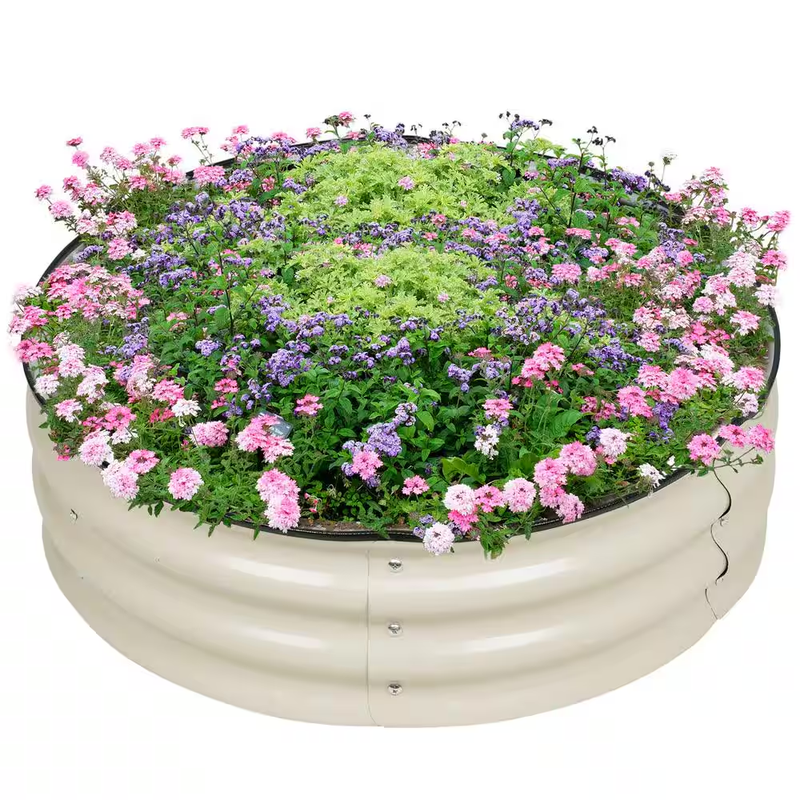 Raised Garden Bed Metal Planter Box Outdoor Vegetable Flower Bed Aluzinc Steel