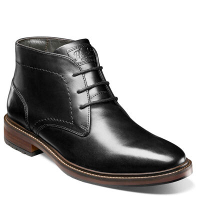 Florsheim Forge Plain Toe Chukka Mens Boot - Black