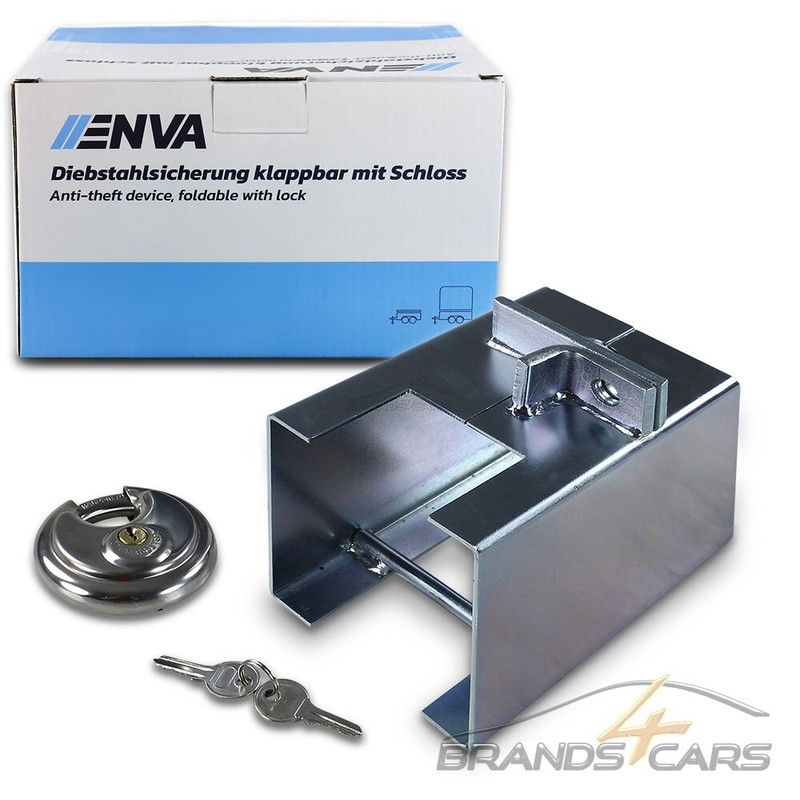 Enva AnhÃNgerschloss Kastenschloss AnhÃNger Diebstahlschutz Kupplungsschloss 
