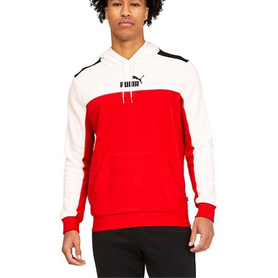 

Puma Essentials + Block Pullover Hoodie Mens Size  Повседневная верхняя одежда 67043111, Красный