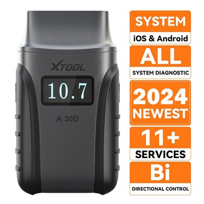 XTOOL A30/A30D/A30M BT Wireless Auto OBD2 Scanner Bidirectional Engine Diagnosis