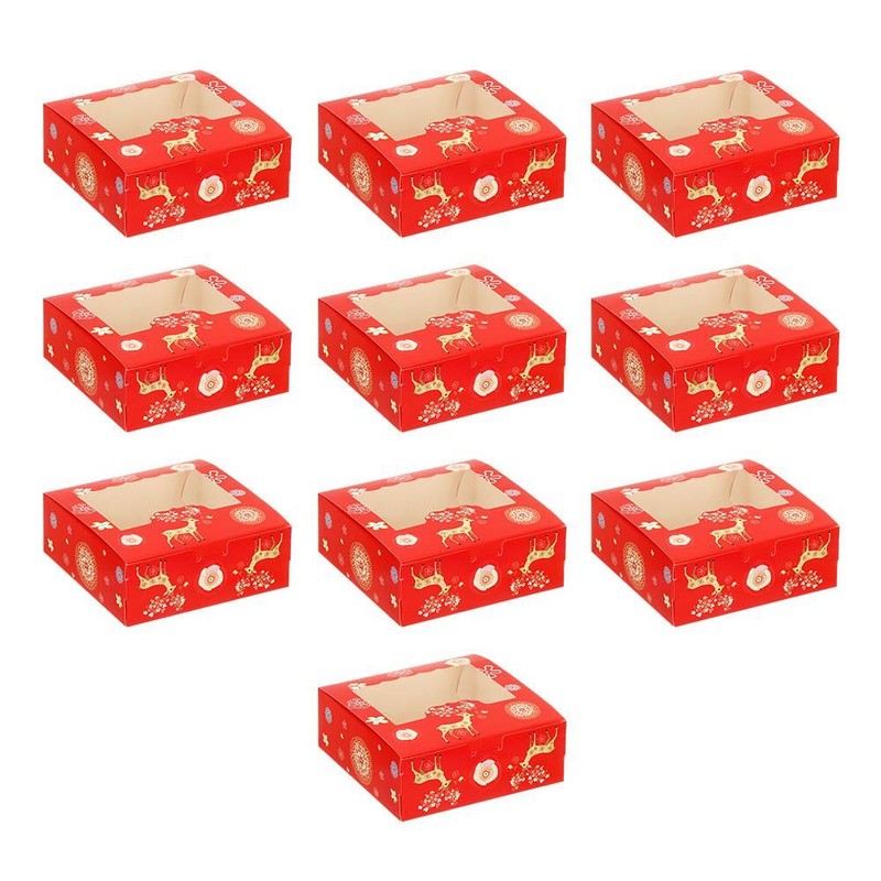Cardboard Cake Boxes Gift Wrapping Box Cake Packaging Box Christmas Gift Box