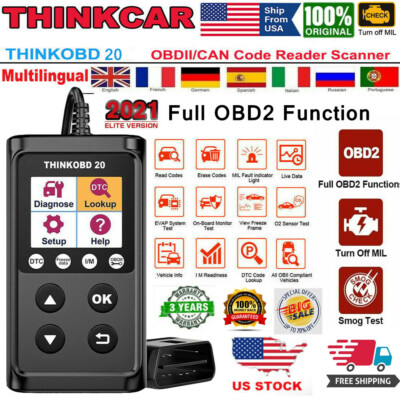 THINKOBD 20 Car OBD2 EOBD Check Engine Fault Diagnostic Code Reader Scanner Tool