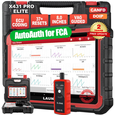 2024 Newest LAUNCH X431 Pro Elite V+ Coding Full System Diagnostic Scanner Tool