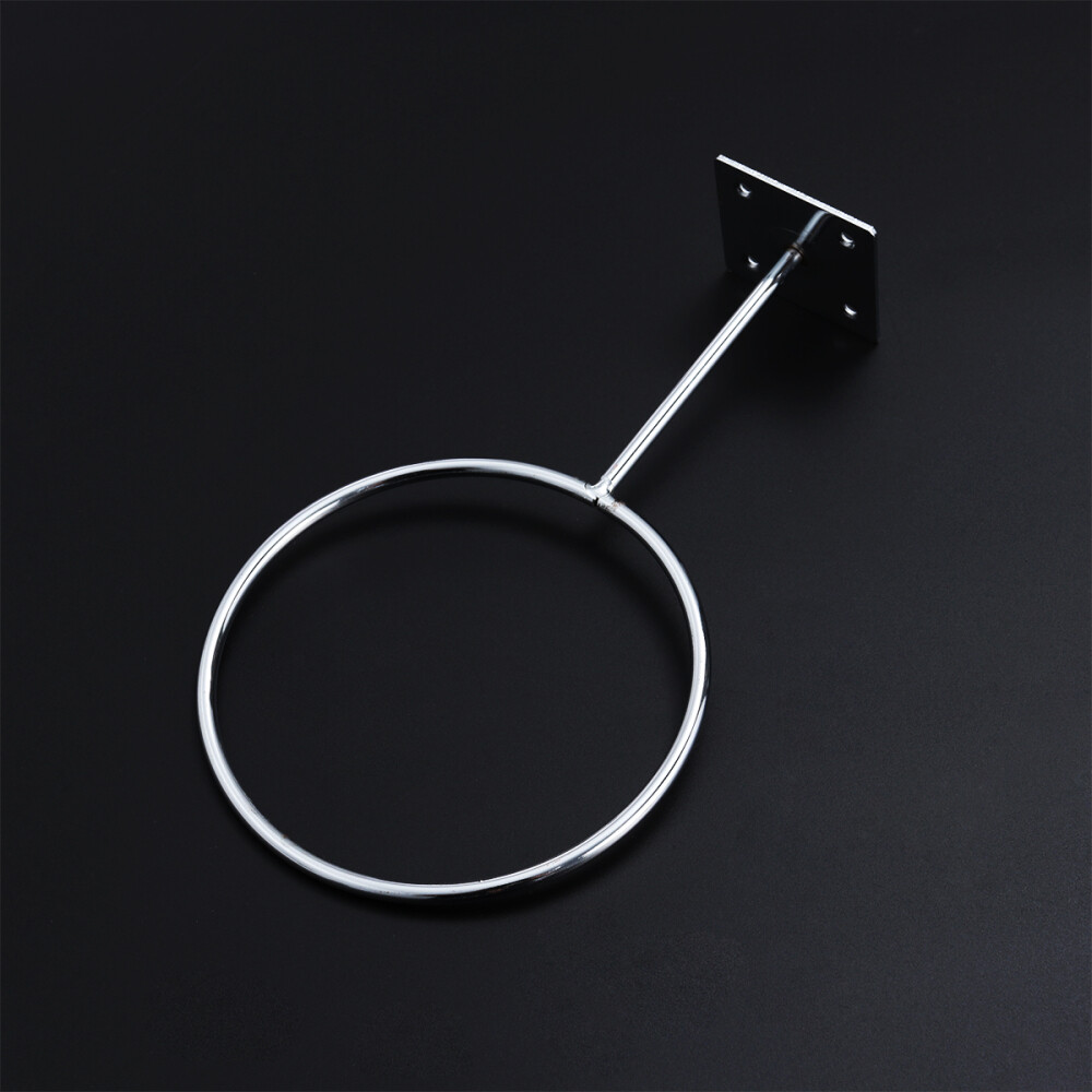 Stainless Steel Football Display Stand Holder Wall Mount Sports Ball Rack Shelf