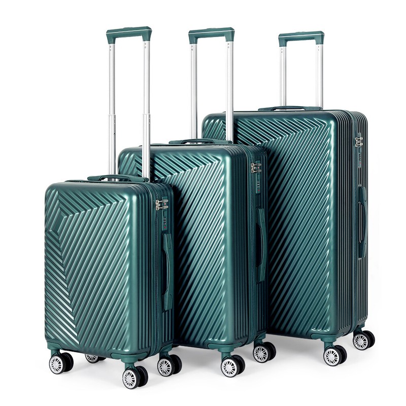 3 Piece Luggage Suitcase Spinner Hardshell Lightweight TSA Lock Spinner
