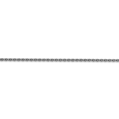 Pre-owned Superdealsforeverything Real 14kt White Gold 18 Inch 1.75mm Parisian Wheat With Lobster Clasp Chain