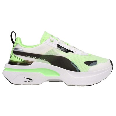 

Puma Kosmo Rider Lace Up Womens Green, White Кроссовки Повседневная обувь 383113-01, Puma Kosmo Rider Lace Up