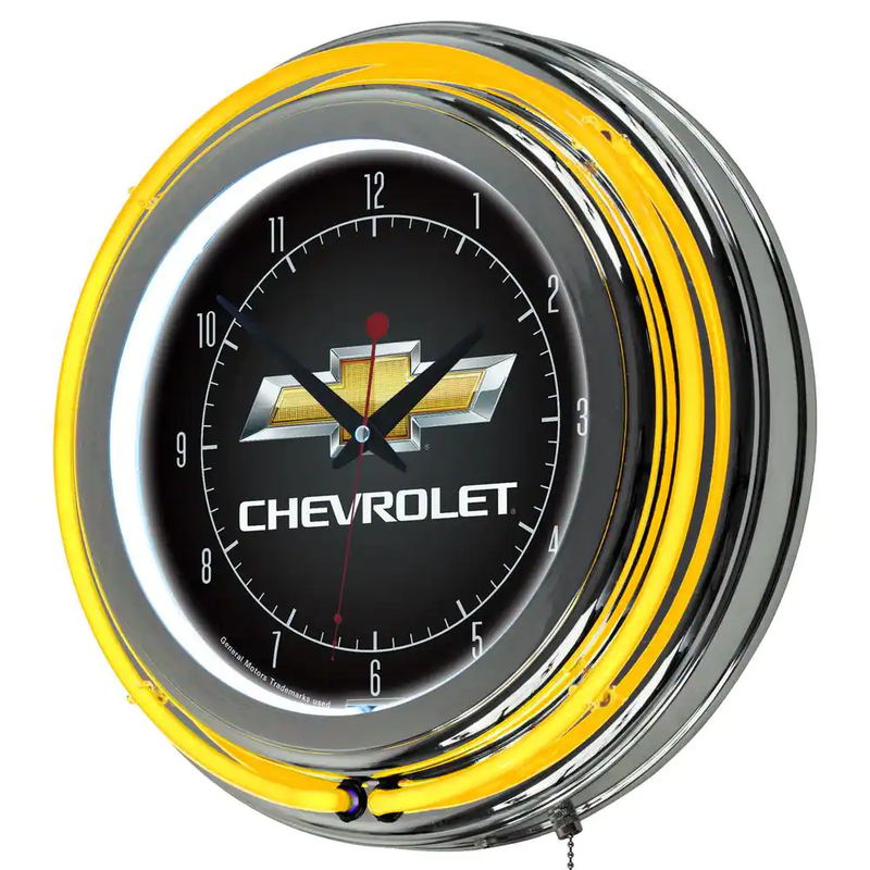 14 In. Chevy Neon Wall Clock
