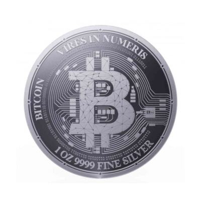 2023 $2 Niue Bitcoin Crypto Currency 1 oz Silver Coin BU