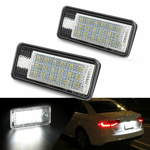 audi a3 8p number plate light