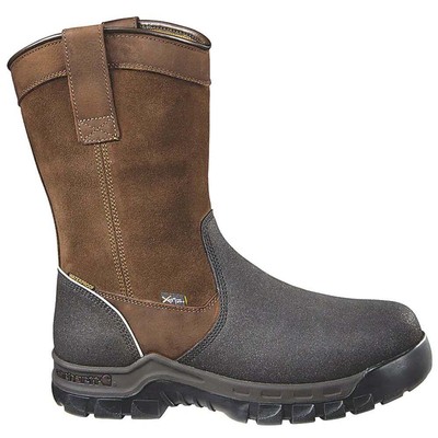 

Carhartt Rugged Flex Waterproof Met Guard 11 Pull On Mens Brown Work Safety Sh, Коричневый, Carhartt Rugged Flex Waterproof Met Guard 11" Pull On