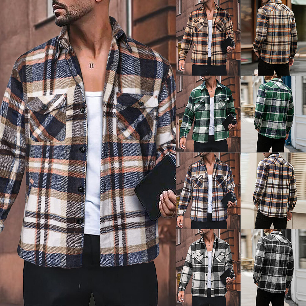 Jacket Casual Button Down Long Sleeve Tops