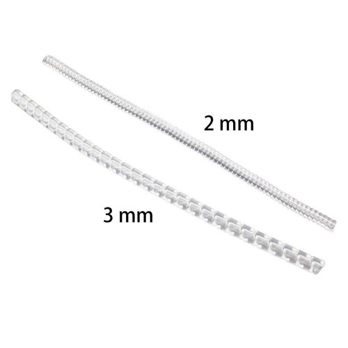Ring Size Adjuster with Silver Polishing Cloth,Set of 4 (2mm/3mm)