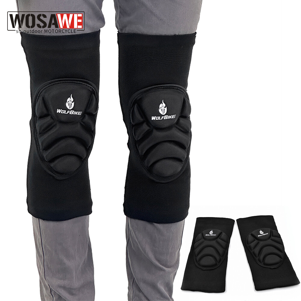 WOSAWE Cycling Sports Knee Pads EVA Soft Ski Skateboard Knee
