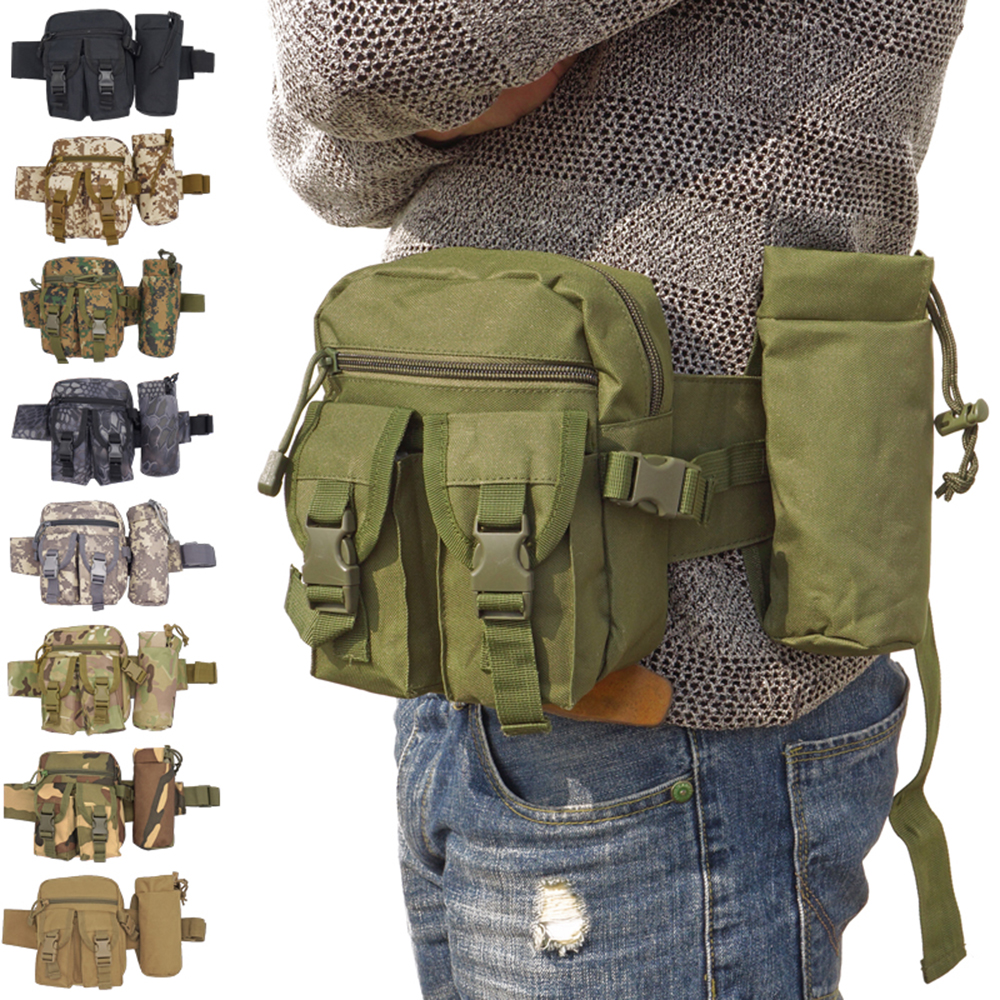 Outdoor Utility Tactical Waist Fanny Pack Pouch Military Camping Hiking Belt Bag