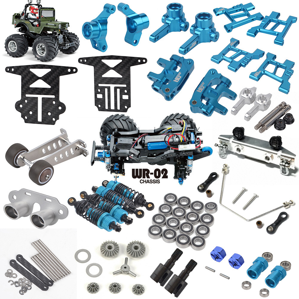 新品未組み立て　TAMIYA WILD WILLY 2 WR-02ベアリング付き Tamiya Wild Willy 2 (WR-02) Bausatz #58242