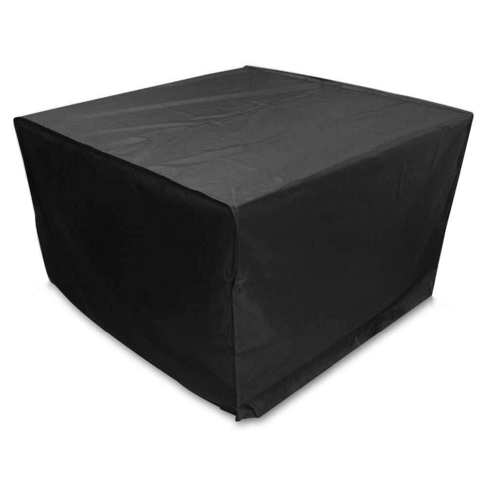 4ft square black garden outdoor table rattan furniture