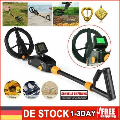 Profi Metalldetektor Gold Metal Detector Treasure Finder Tiefensonde LCD Display