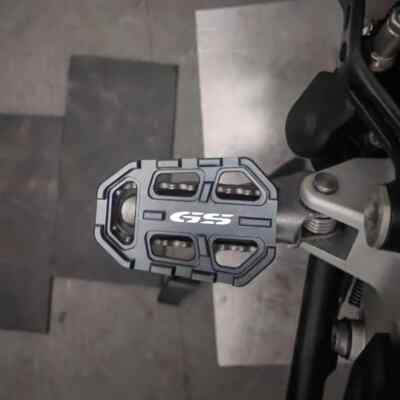 FOR BMW G310GS F750GS F850GS R1200GS Billet Wide Foot Pegs Pedals Rest Footpegs