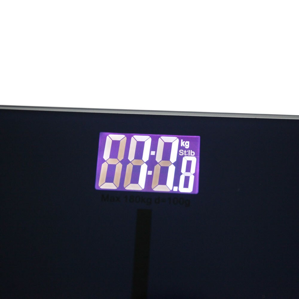 Digital Body Weight Scale Bathroom - Backlit LCD - Heavy Duty Glass Scale
