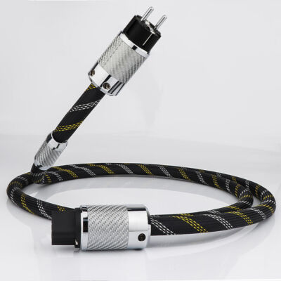 HiFi Power Cable Amplifier Power Cord With Carbon Fiber Ring C19 20A Connector